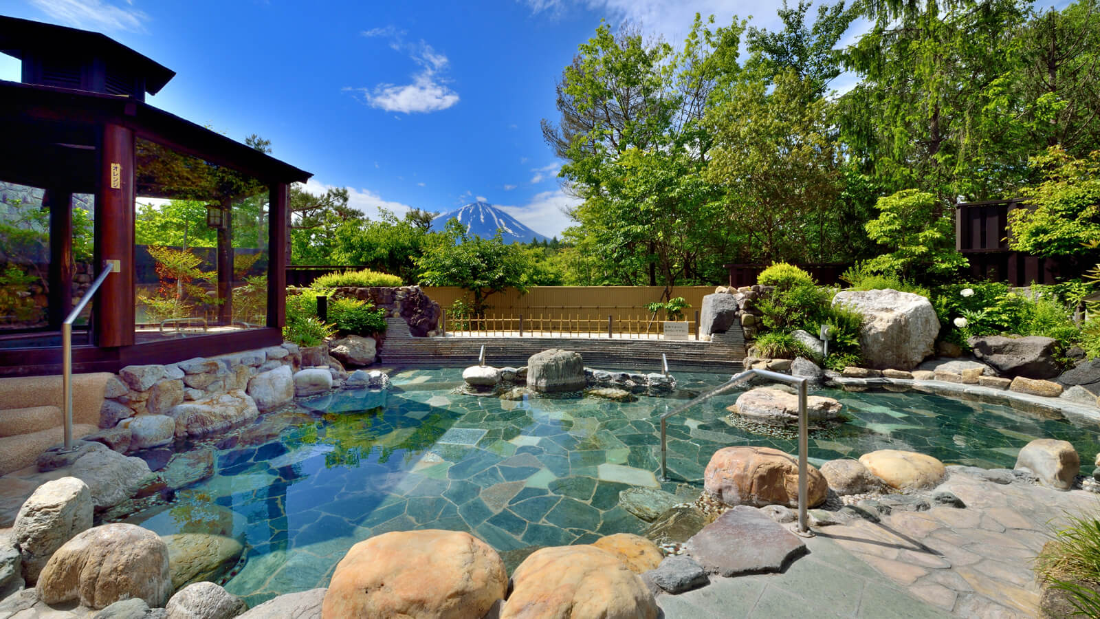 Spa en las faldas del monte Fuji